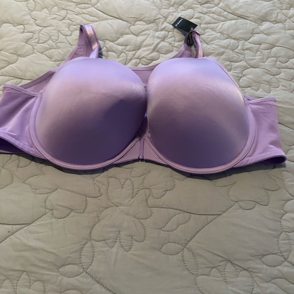 Torrid Light Purple Underwire Bra Front Closure